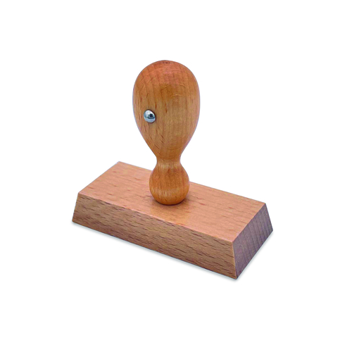 Tampon bois artisanal